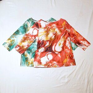Lot of 4 Women’s Blouses – SHEIN & EMERY ROSE – Size Medium – One is NWT
